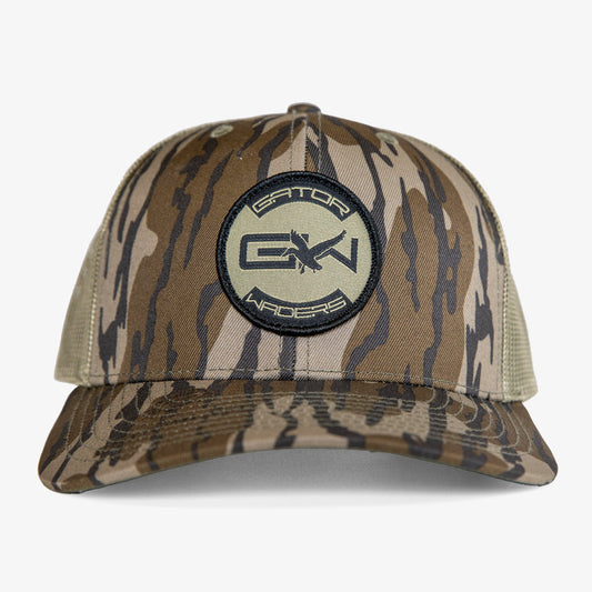 Trucker Hat | GW Flight Woven Patch - Mossy Oak Original Bottomland
