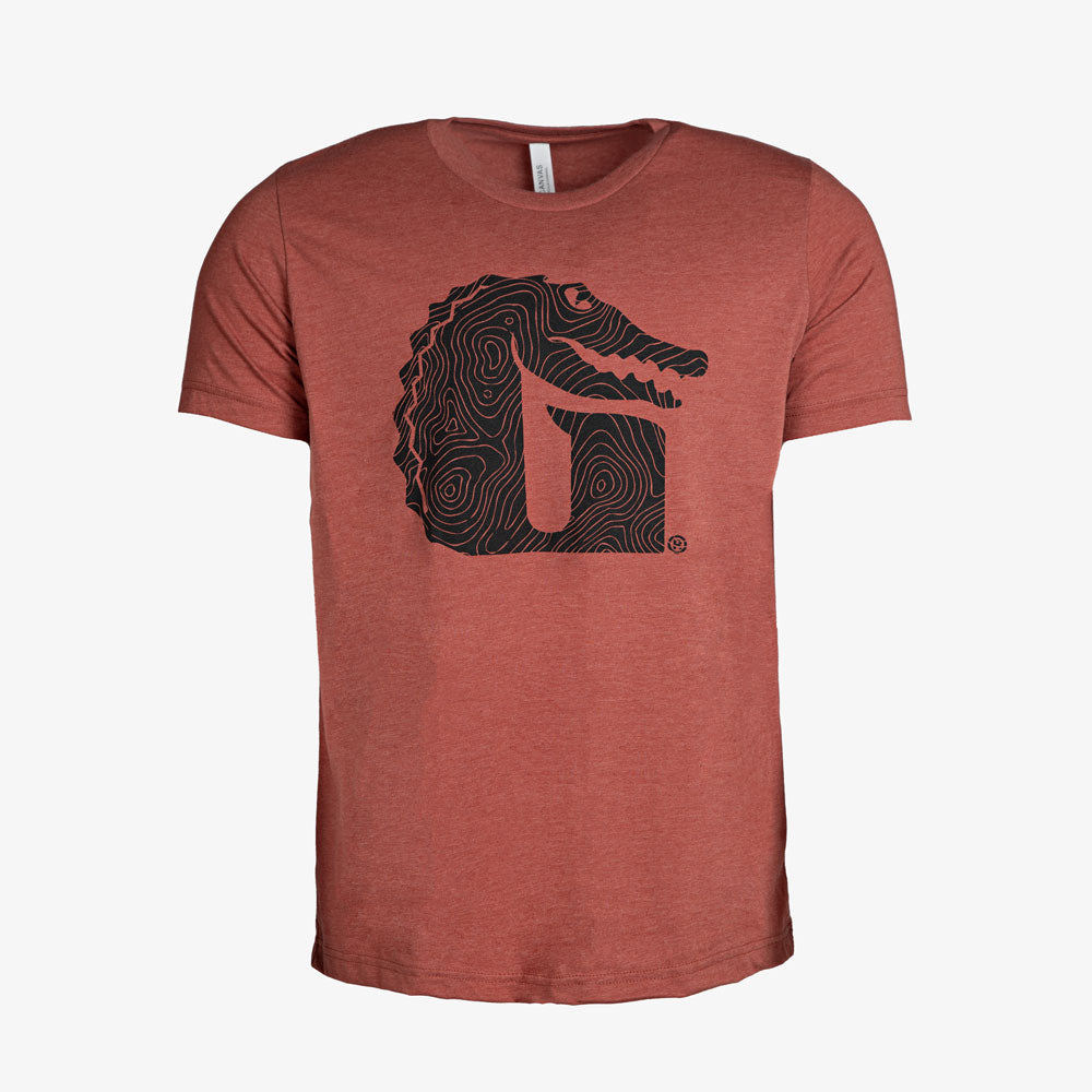 Topo G Graphic Tee | Heather Clay