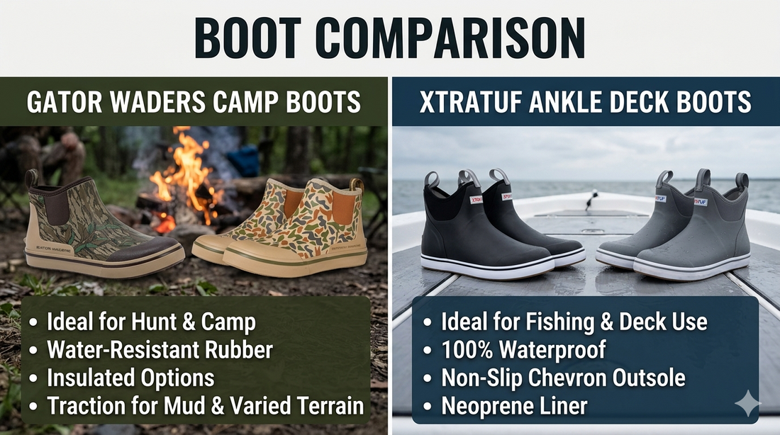 The Ultimate Versatile Footwear: Why Gator Waders Camp Boots Outperform Traditional Deck Boots