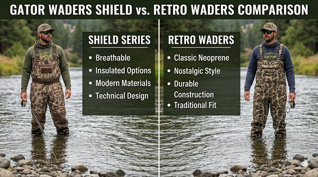 Shield or Retro? The Ultimate Guide to Choosing Your Next Pair of Waders