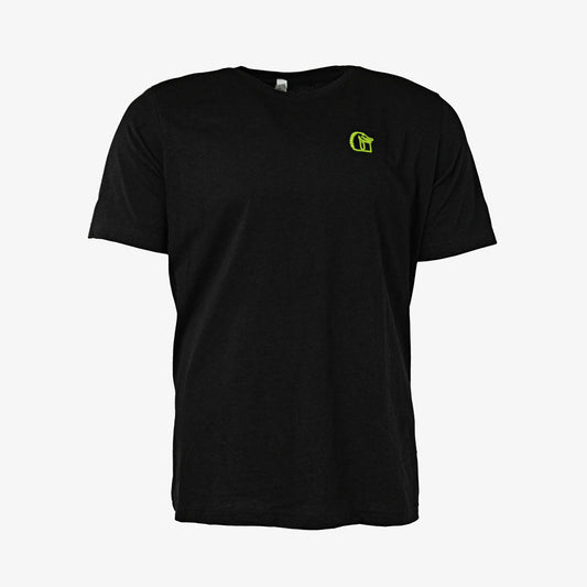 GW Logo Neon Graphic Tee | Heather Black