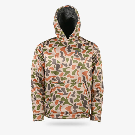 Heavy Weight Sherpa Hoodie | Mens - Old School Camo