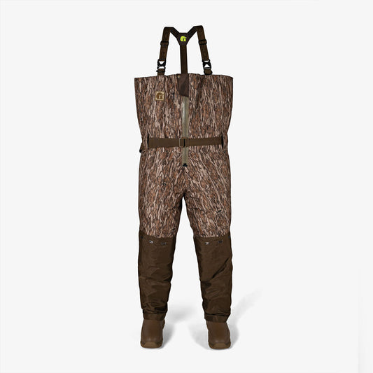 Omega Uninsulated Zip Waders | Mens - Mossy Oak Bottomland