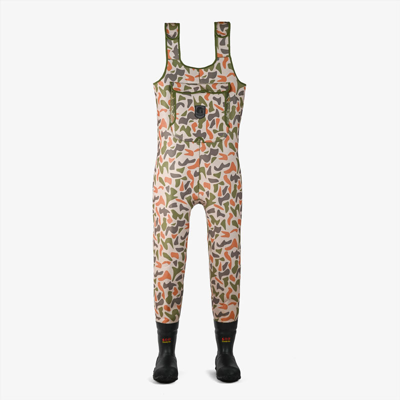 Retro Waders | Mens - Old School Camo