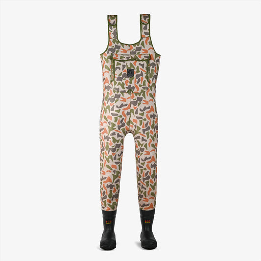 Retro Waders | Mens - Old School Camo