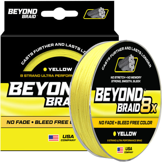 Yellow 8X- No Fade - Ultra Performance 8 Strand