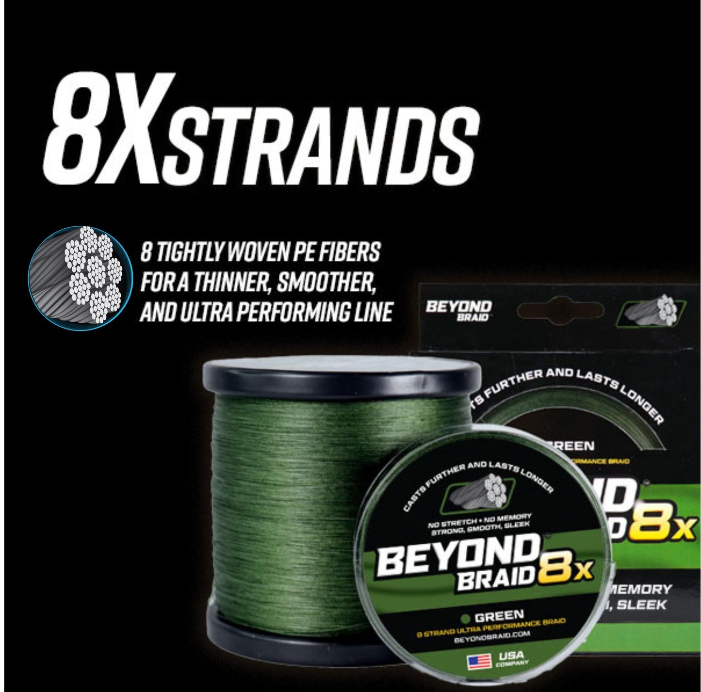 Optic Orange 8X- Ultra Performance 8 Strand
